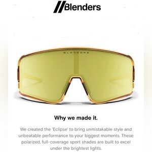 Blenders Eclipse Golden BE3139 Polarized Sunglasses with Case